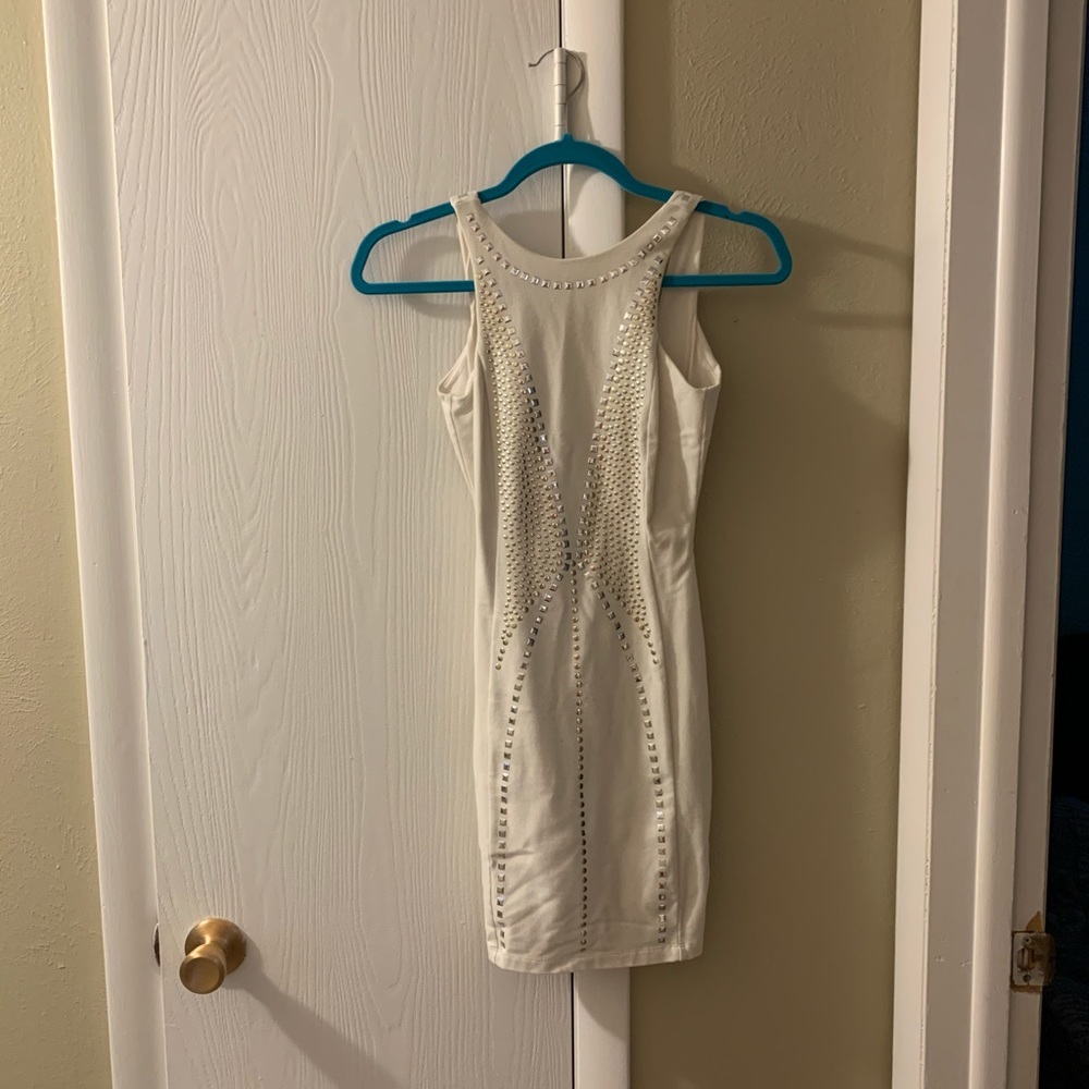 White bebe dress